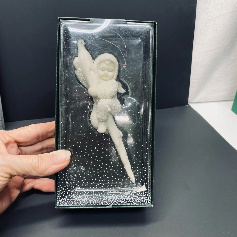 Department 56 Snowbabies Ornament Wee this is fun Icicle 6847-0 Original Box